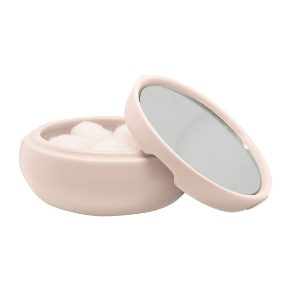 Boite à cotons Céramique SENSE Blush matt Elements by Spirella