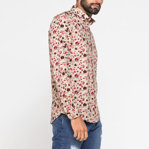 CAMICIA SLIM FIT IN POPELINE STRETCH