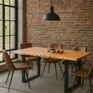 Table Harmony acacia noire Kare Design