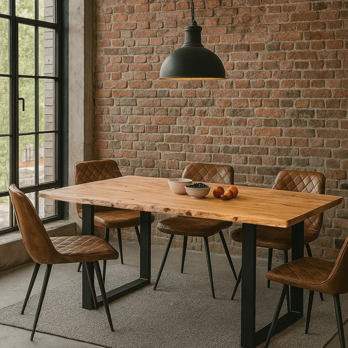 Table Harmony acacia noire Kare Design