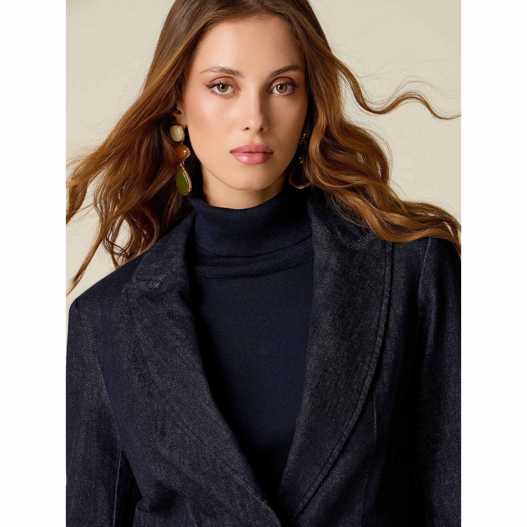 Oltre - Blazer in denim - Blu