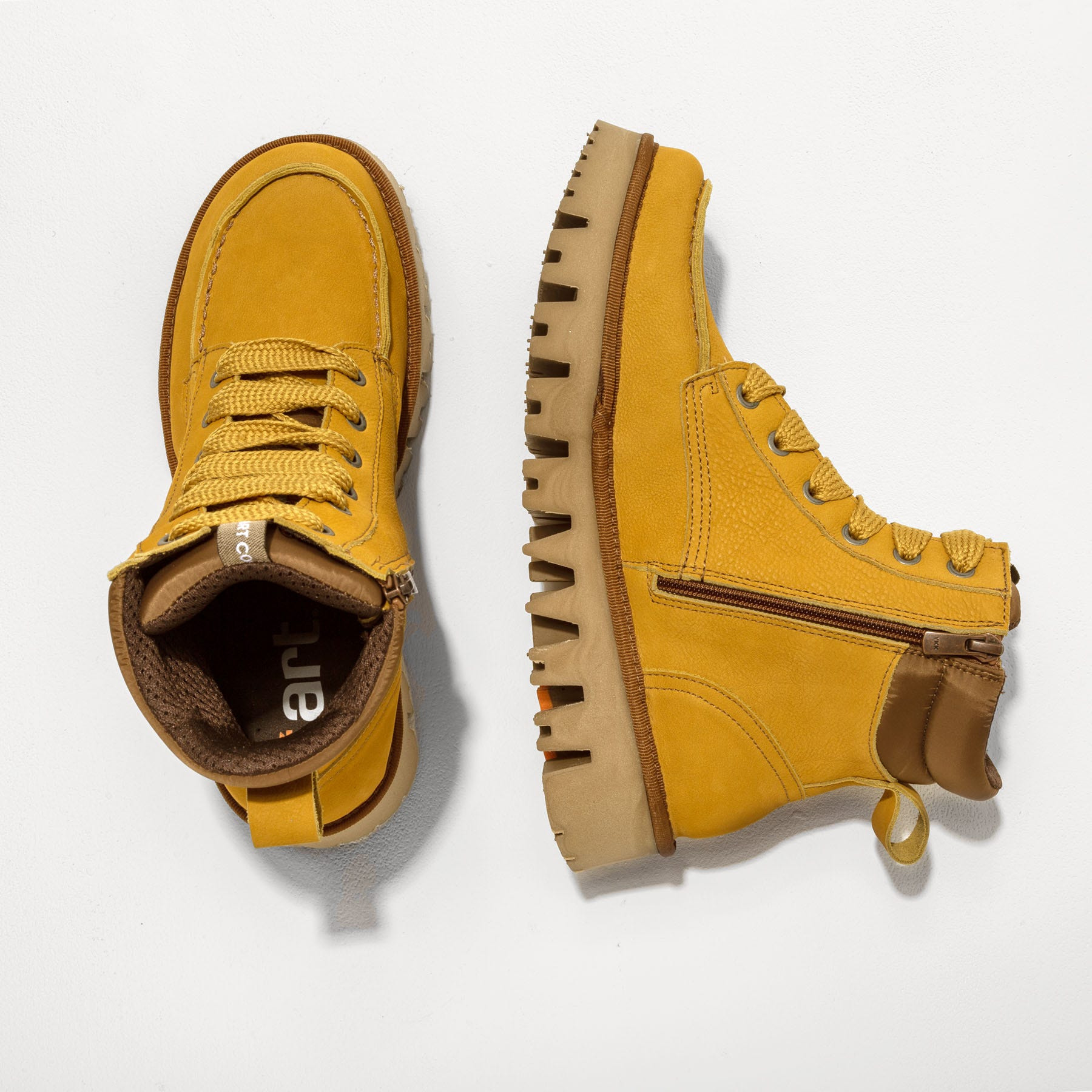 Botines 1803 NOBUCK-W MUSTARD/TRENTO color Mustard