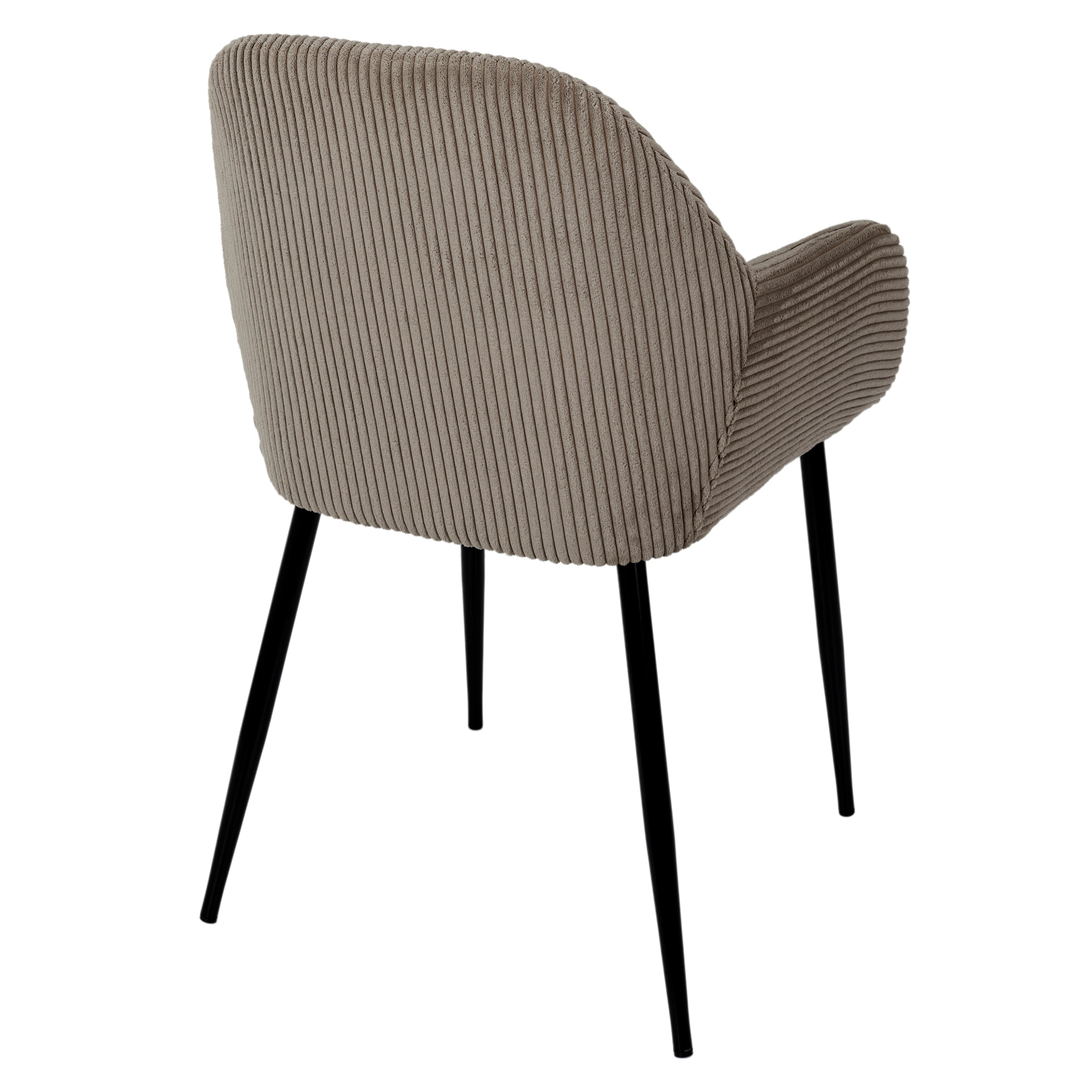 Fauteuil Cotele Scott Taupe - Lot de 2