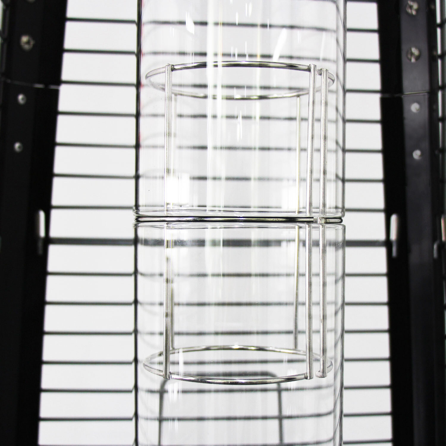 Parasol chauffant gaz STOCKHOLM 13kW acier noir + housse de protection