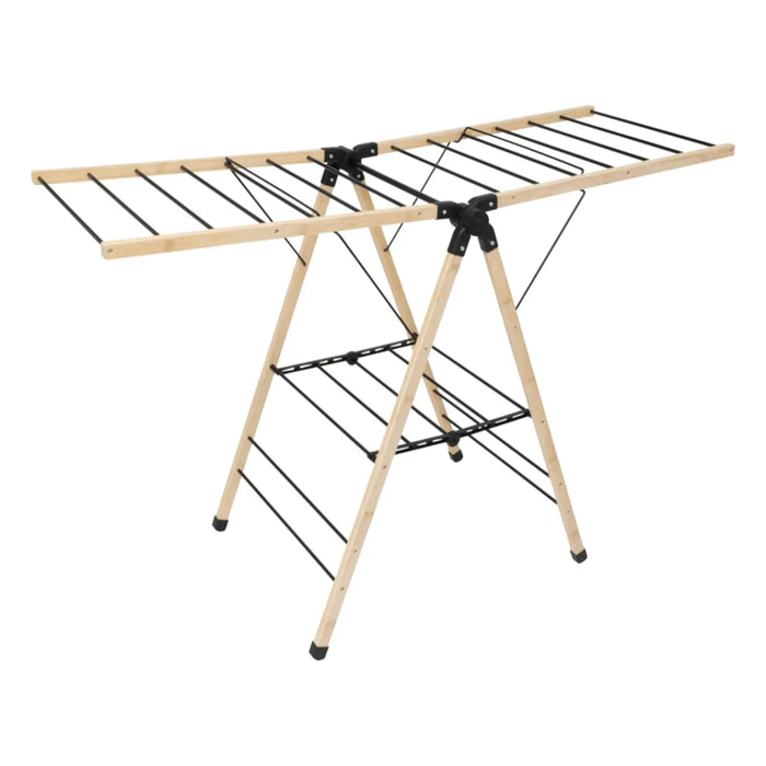 Étendoir à linge "BlackBamboo" 95x62cm
