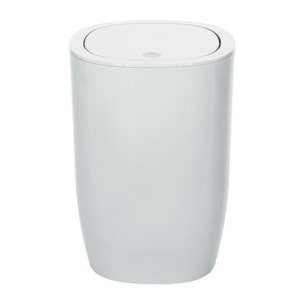 Poubelle à bascule PP PURE 4L Blanc Spirella