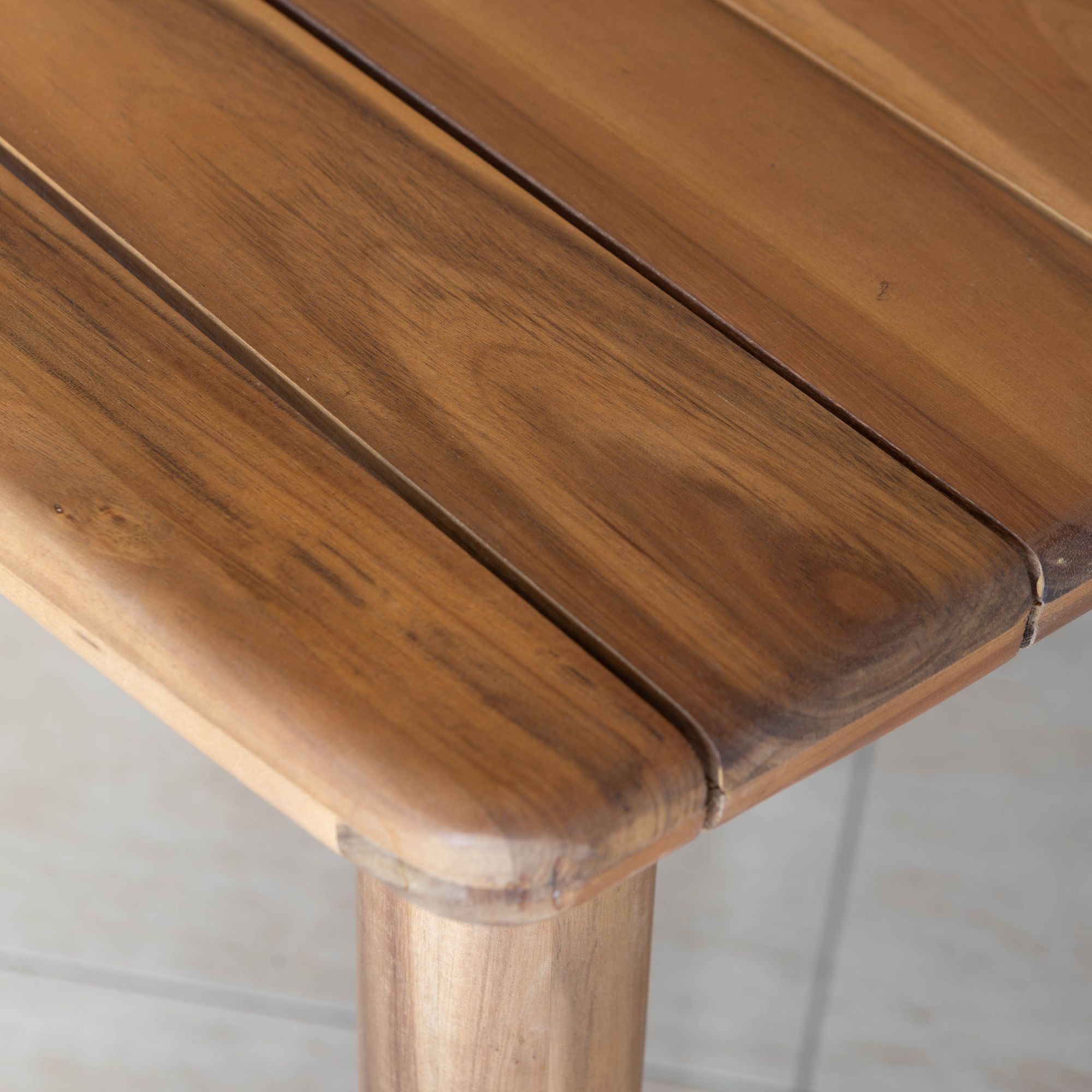 Ensemble table et 8 fauteuils de jardin en bois d'acacia et osier ALHAMBRA