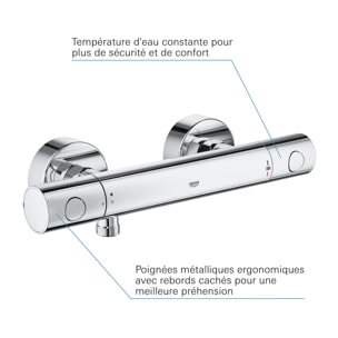 GROHE Precision Get Mitigeur thermostatique Douche Chromé 34773000