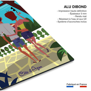 Tableau voyage à grasse Tableau alu Dibond