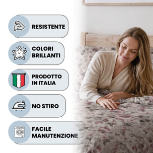 PARURE COPRIPIUMINO INFINITY - 100% Microfibra