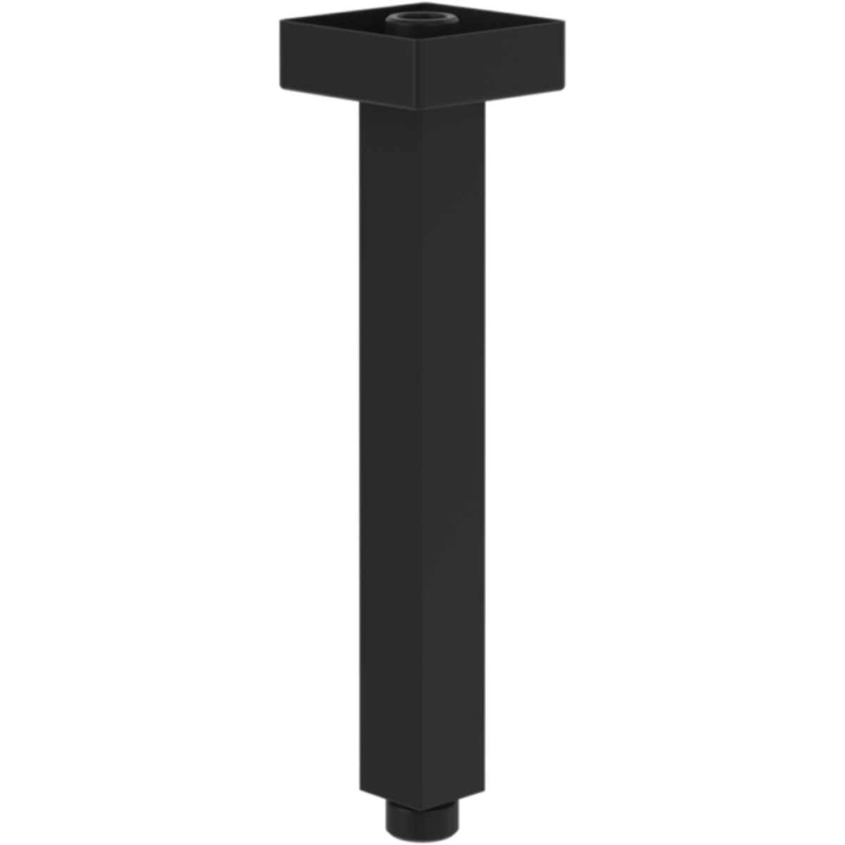 Bras plafond pour douche de tête Universal rectangle Noir mat