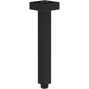 Bras plafond pour douche de tête Universal rectangle Noir mat