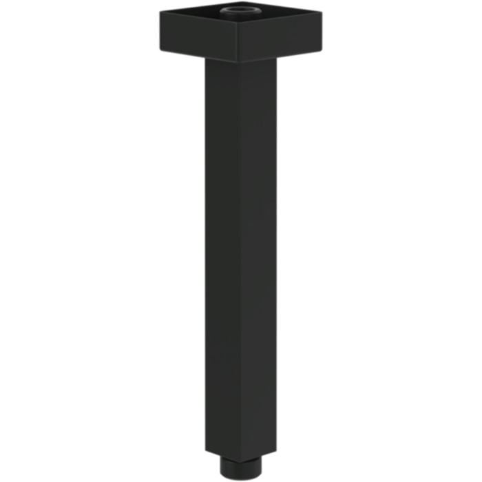 Bras plafond pour douche de tête Universal rectangle Noir mat