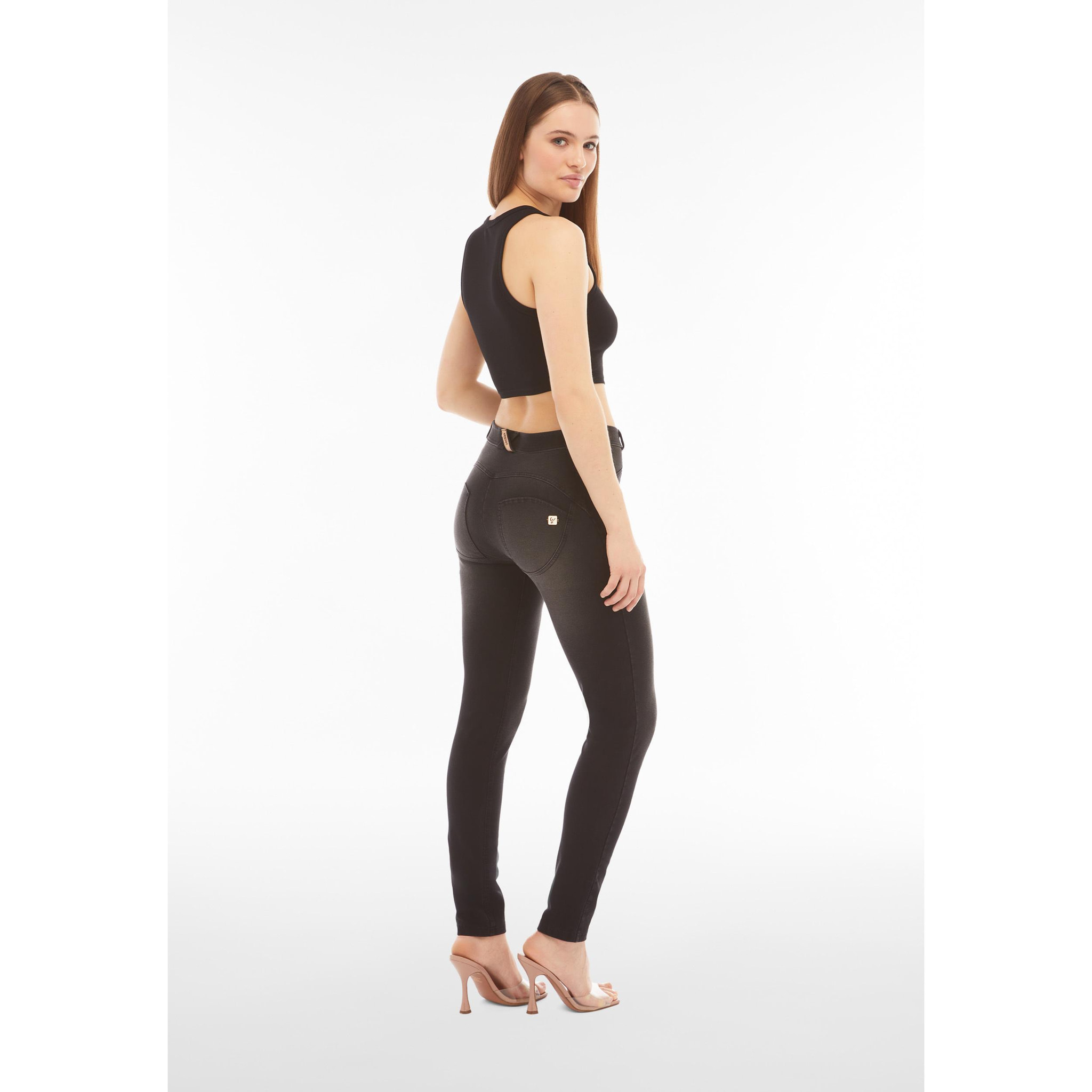 Jeggings push up WR.UP® fit skinny vita alta con pinces