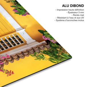 Tableau architecture Porte jaune à Olinda au Bresil Tableau alu Dibond
