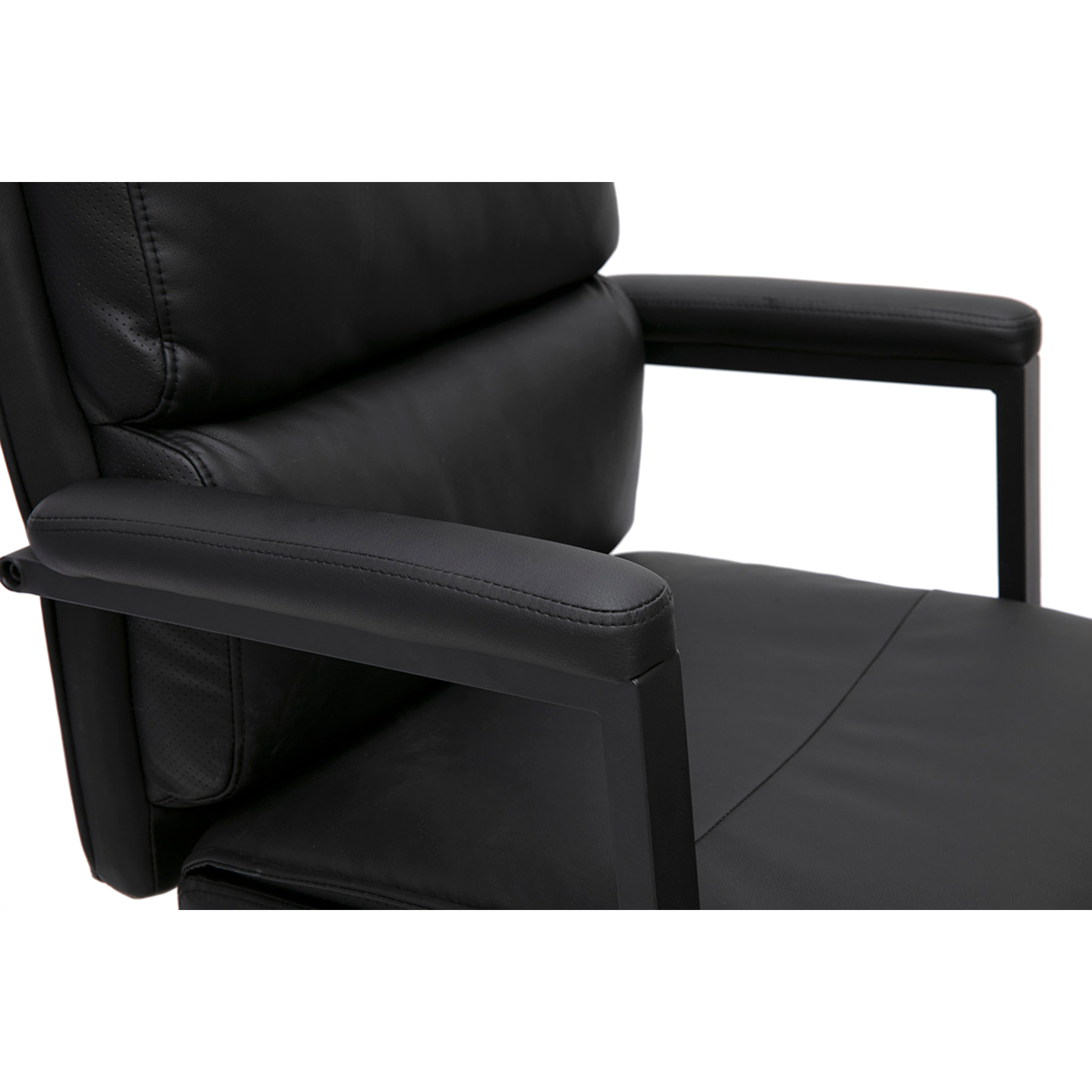 Fauteuil de bureau à roulettes noir SAEL