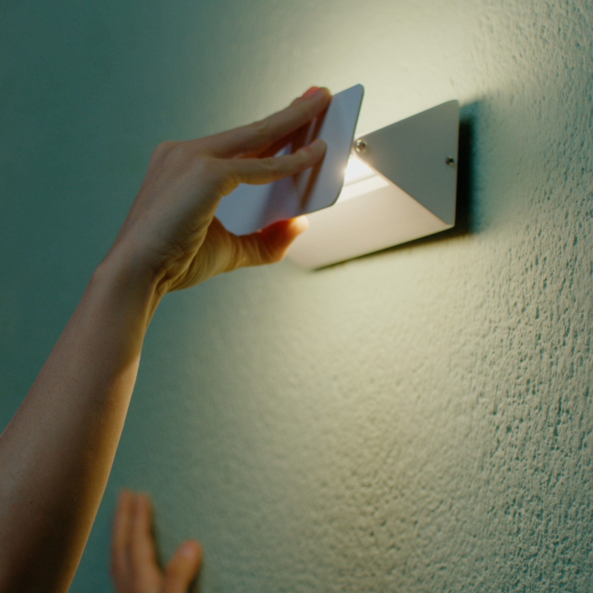Forlight Shape - Aplique LED Exterior Modulable y Orientable para Jardín y Terraza. Aplique de Pared con LED 4.5W Blanco Cálido