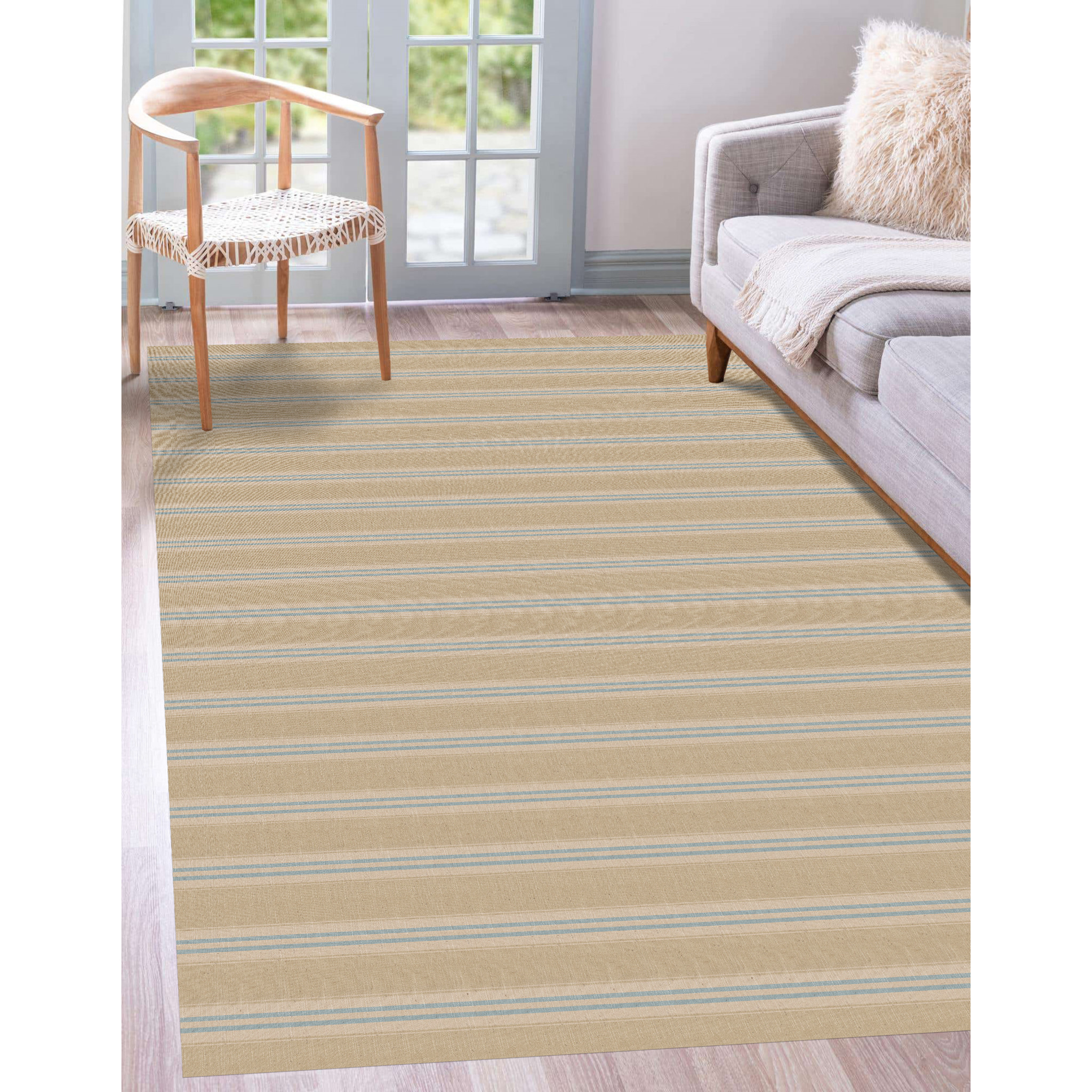 Alfombra de vinilo CERAMIKO, Brígida, imitación textil 100x133 cm