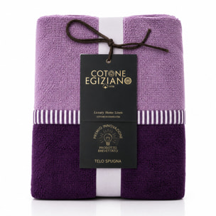 COTONE EGIZIANO Telo bagno Reverse in cotone egiziano 550 gr_Menta Indingo