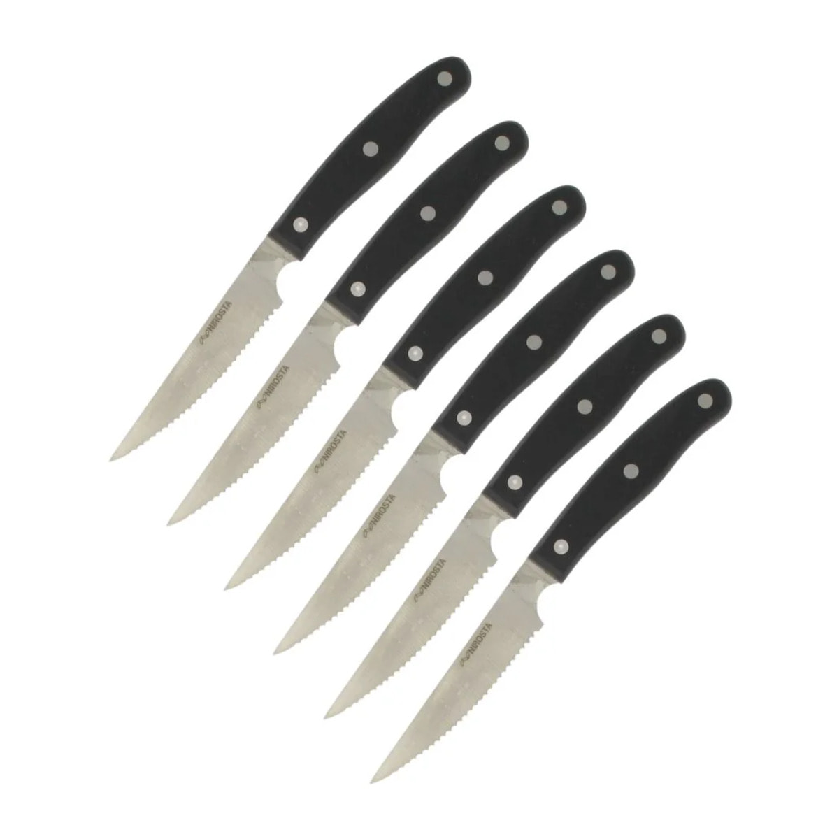 Lot de 6 couteaux à steak 22 cm Nirosta Fit