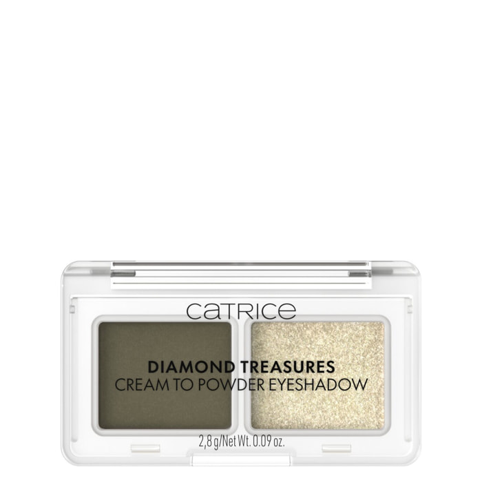 Diamond Treasures - Duo Fard à Paupières Crème Effet Poudre Formule Très Pigmentée