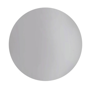 Table d'appoint. bout de canapé. table de chevet acier émaillé chromé Ø33 x H 41cm - Mira