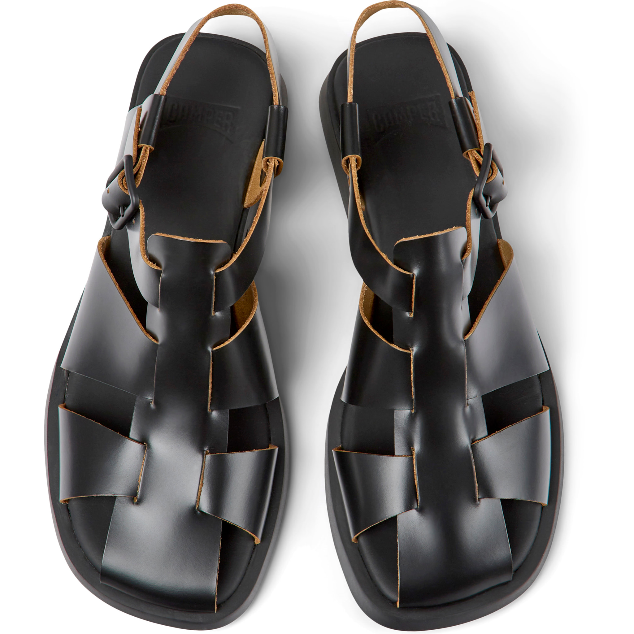 Sandalias - CAMPER Dana - Negro - Cuero liso