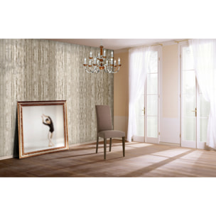 Tomasucci Ensemble de 2 chaises LELLA en tissu CAFFELATTE