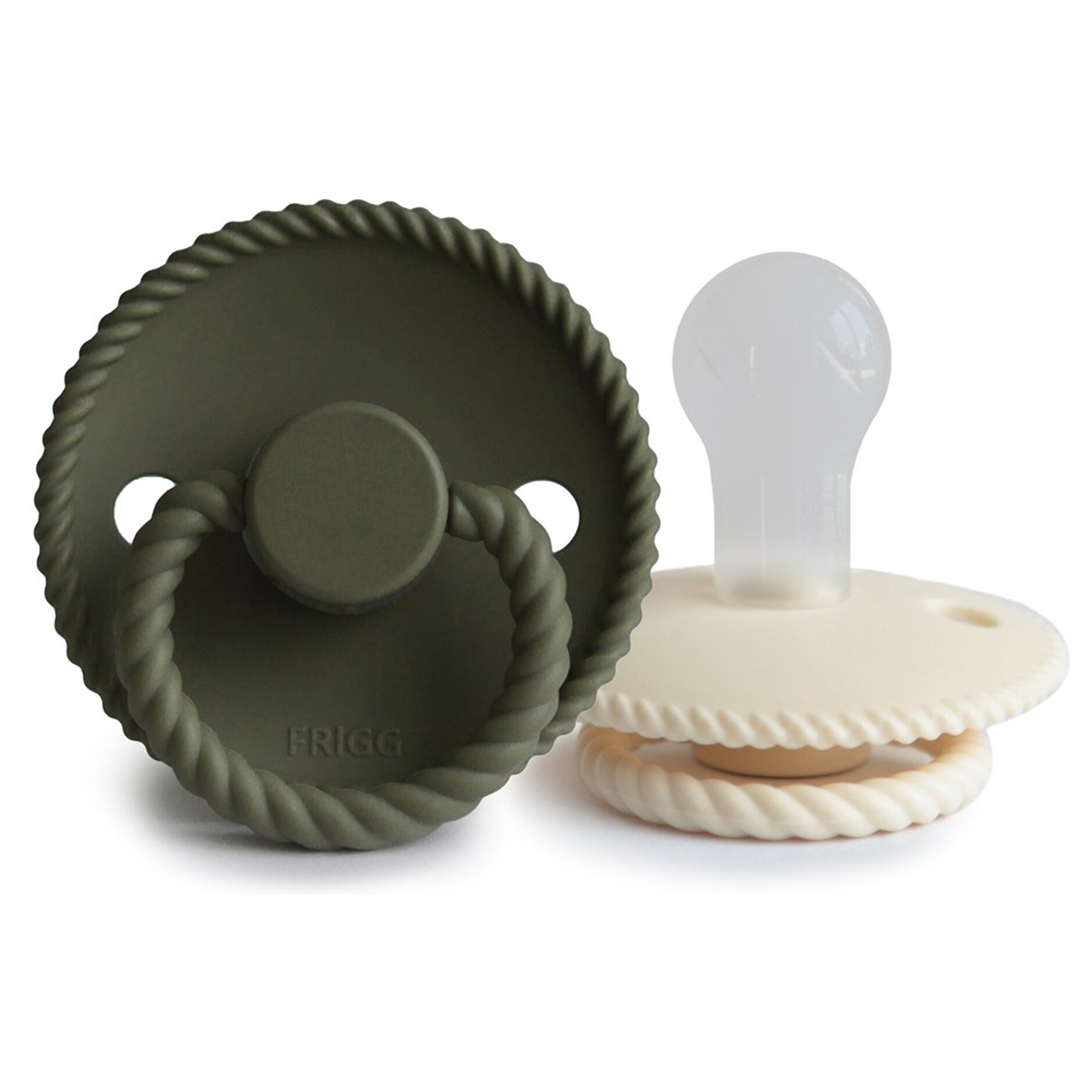 Frigg Pack 2 Chupetes Block Silicona Rope