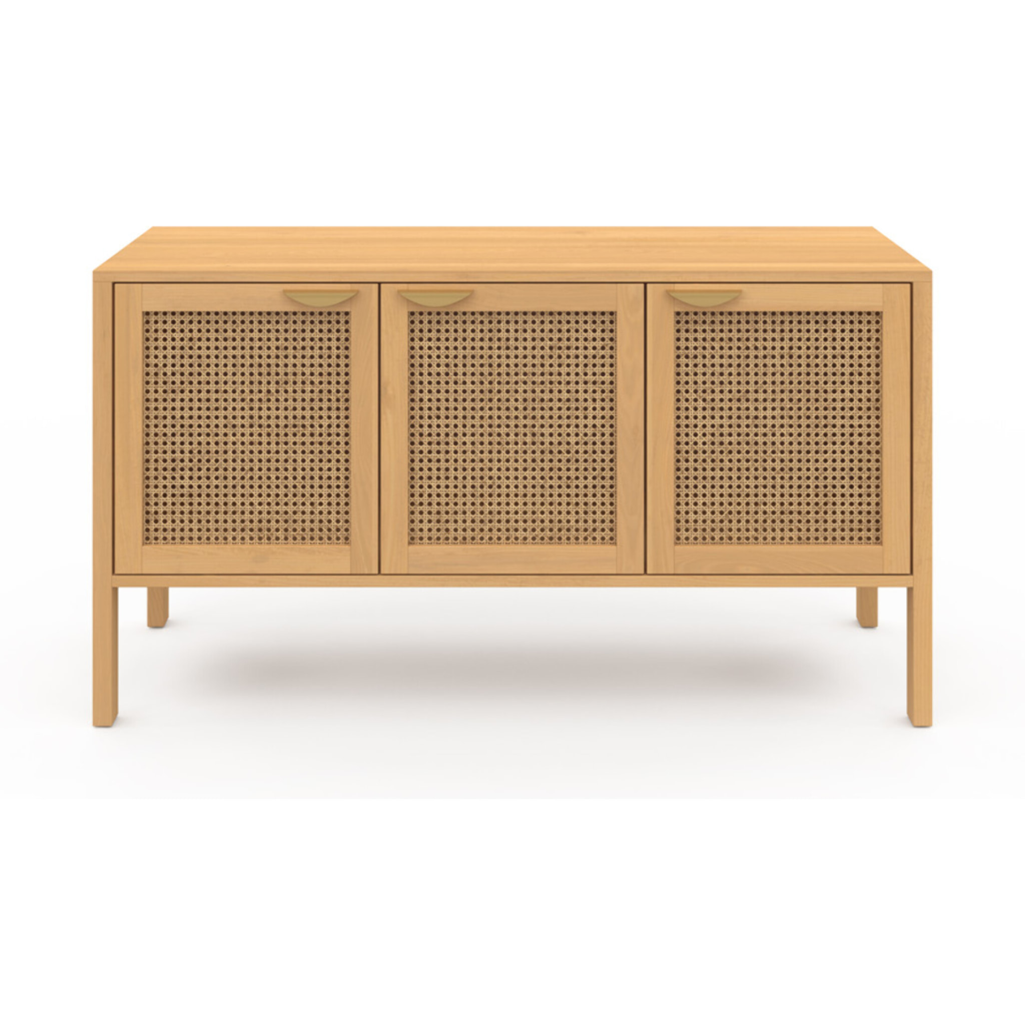 Buffet Eve 3 portes en cannage L110cm