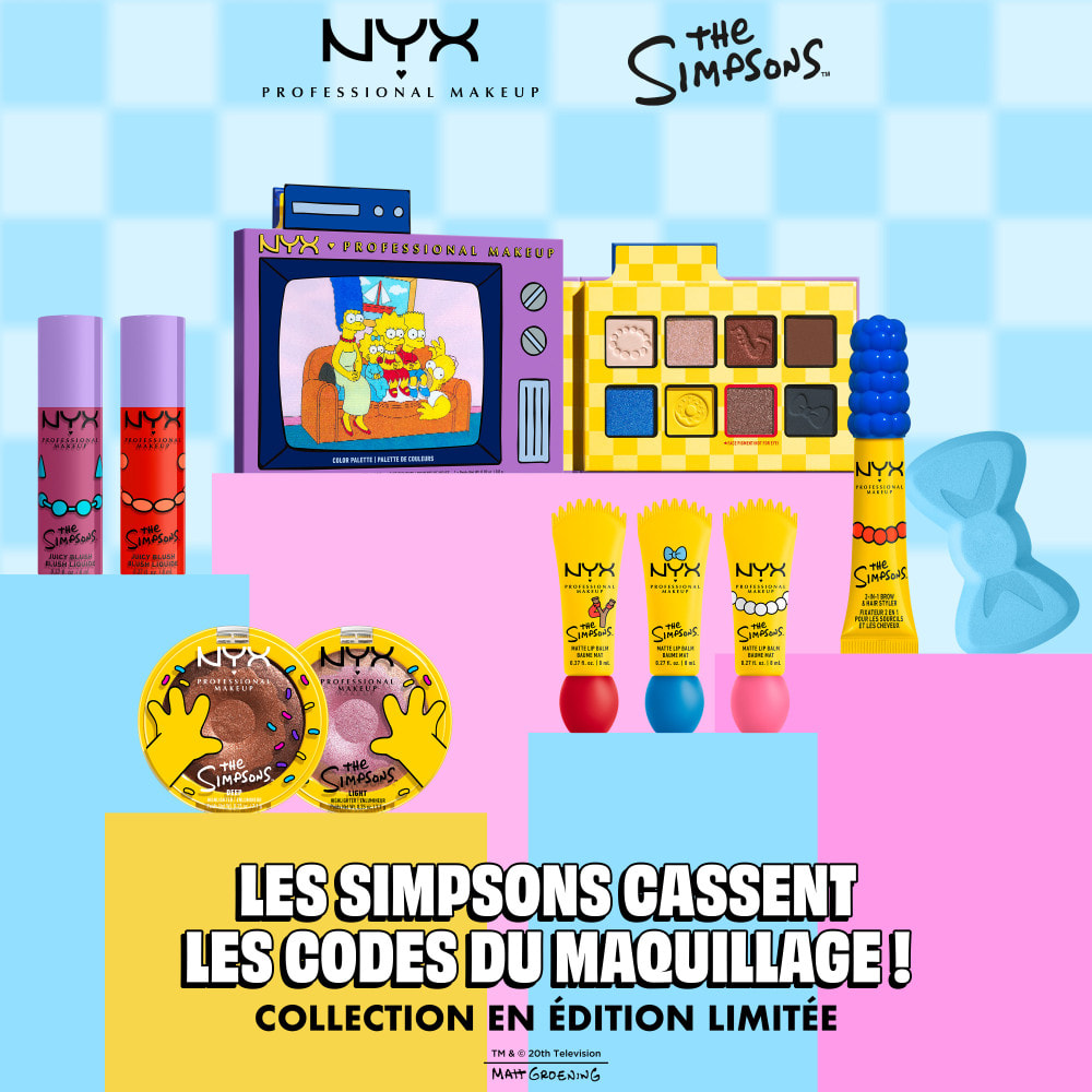 NYX Professional Makeup Collection Limitée The Simpsons The Brow Glue Crazy Lift