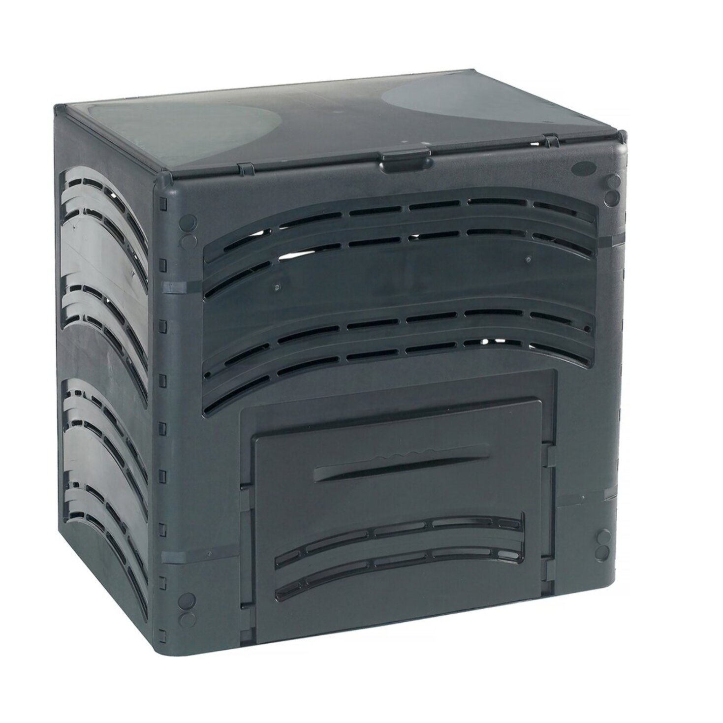Composteur "JAKAR" - 60 X 80 X 80 cm -  350L - Noir