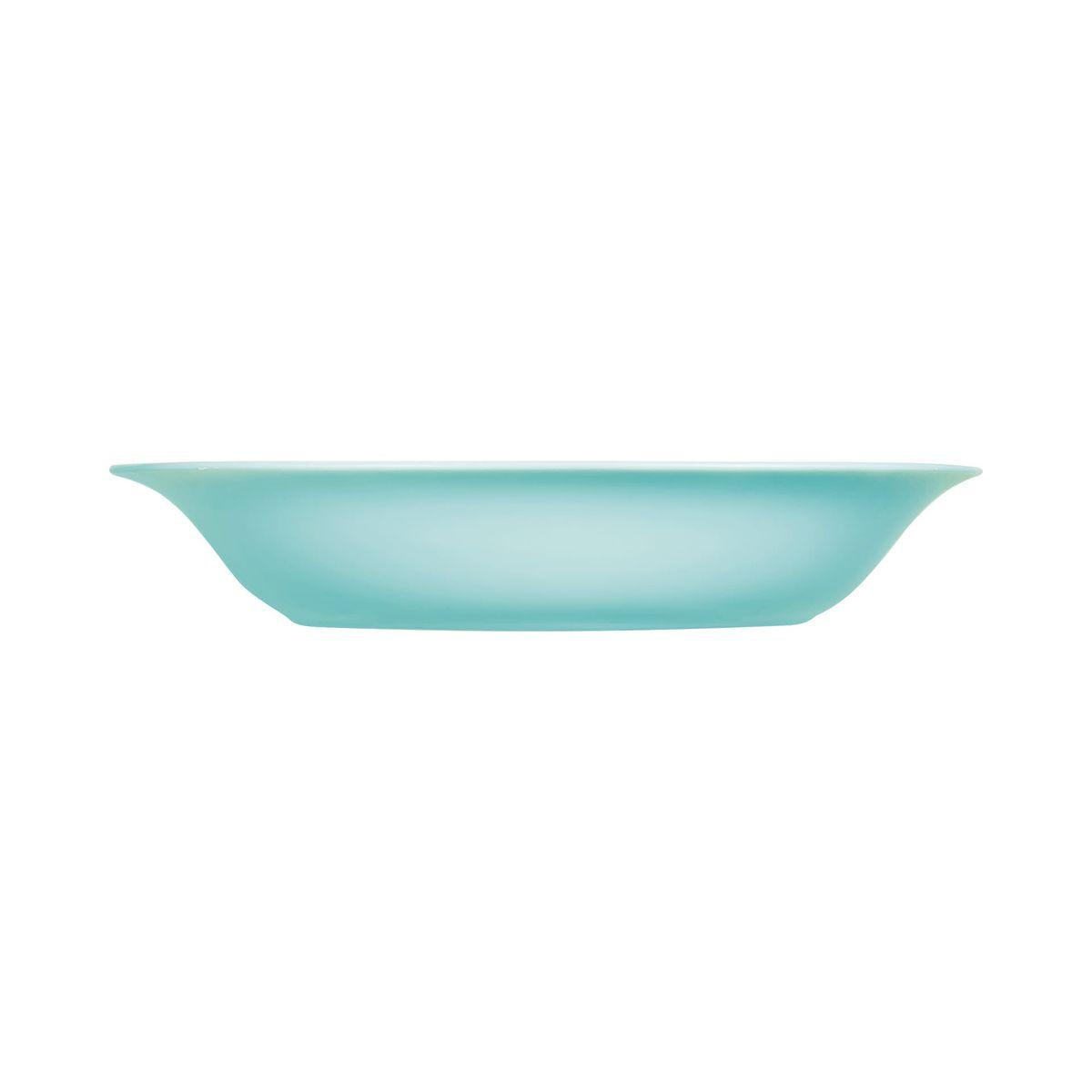 Assiette creuse turquoise 22,8 x 21,2 cm Carine - Luminarc