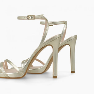 SANDALIAS DORADAS YERIL