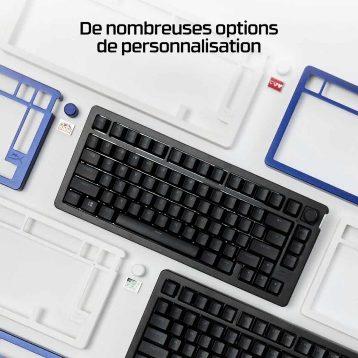 Clavier gamer sans fil HYPERX Alloy Rise Wireless 75