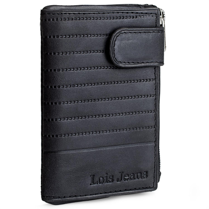 Cartera Lois Knight En Piel Negro