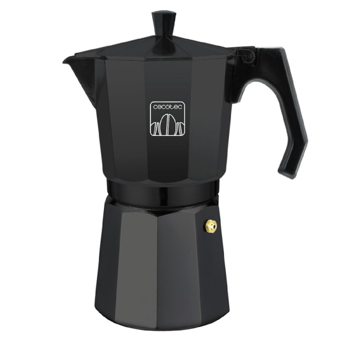 Cecotec Caffettiera MokClassic 900 Black. Realizzato in fusione di alluminio, ad