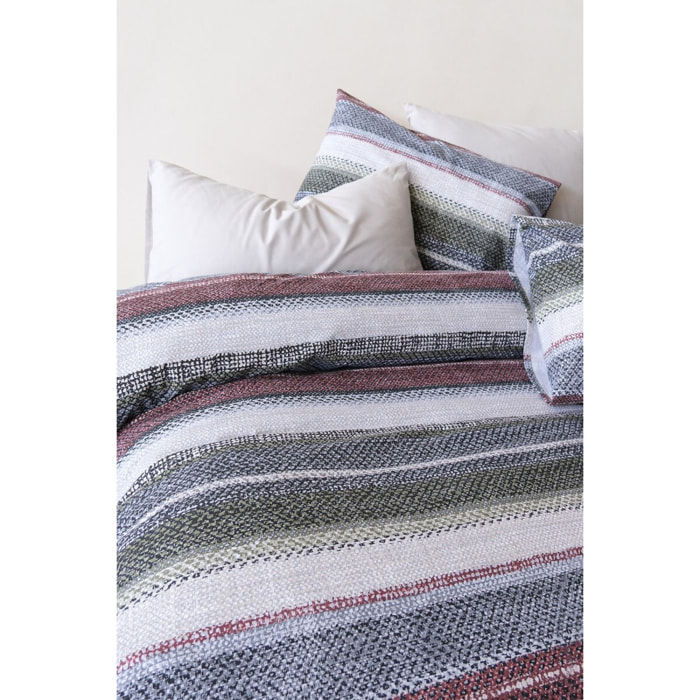 Parure de lit 100% coton imprimé "Morgan"