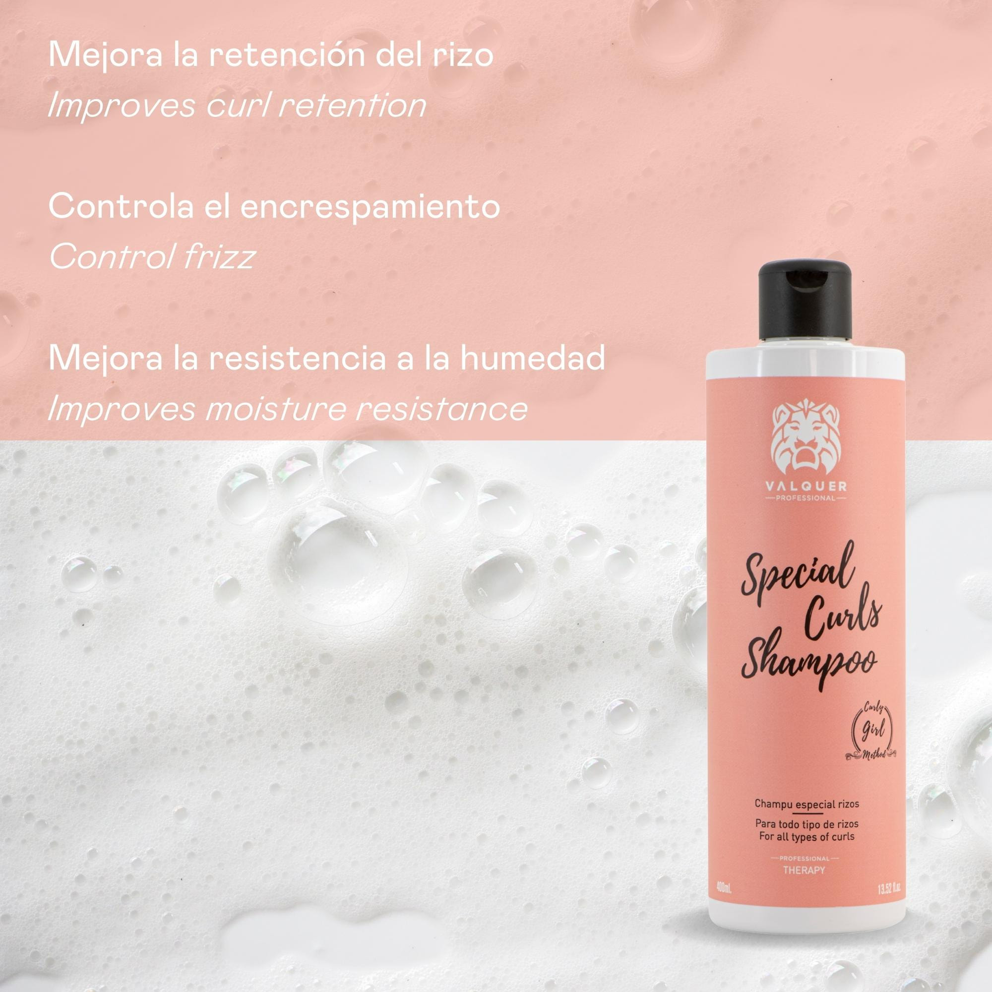 Valquer Champú especial rizos Método Curly Girl- 1000 ml