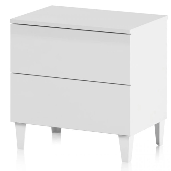 Mesita de noche Plex Blanco