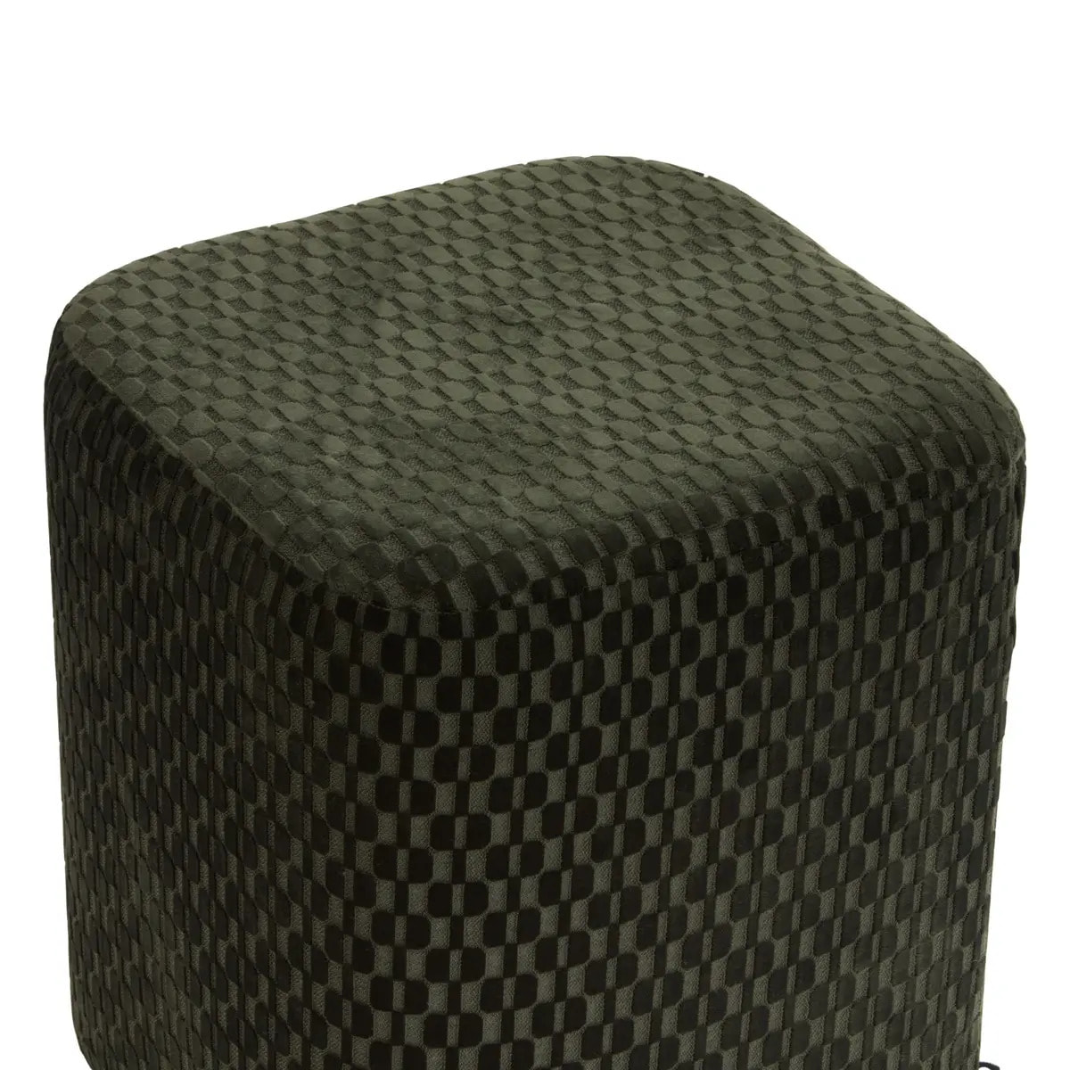 Pouf Selia carré 35x35cm vert
