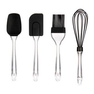 SET 4 PZS UTENSILI IN SILICONE