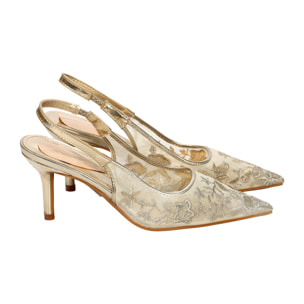 Decolletè ricamati - tacco 8,5 cm