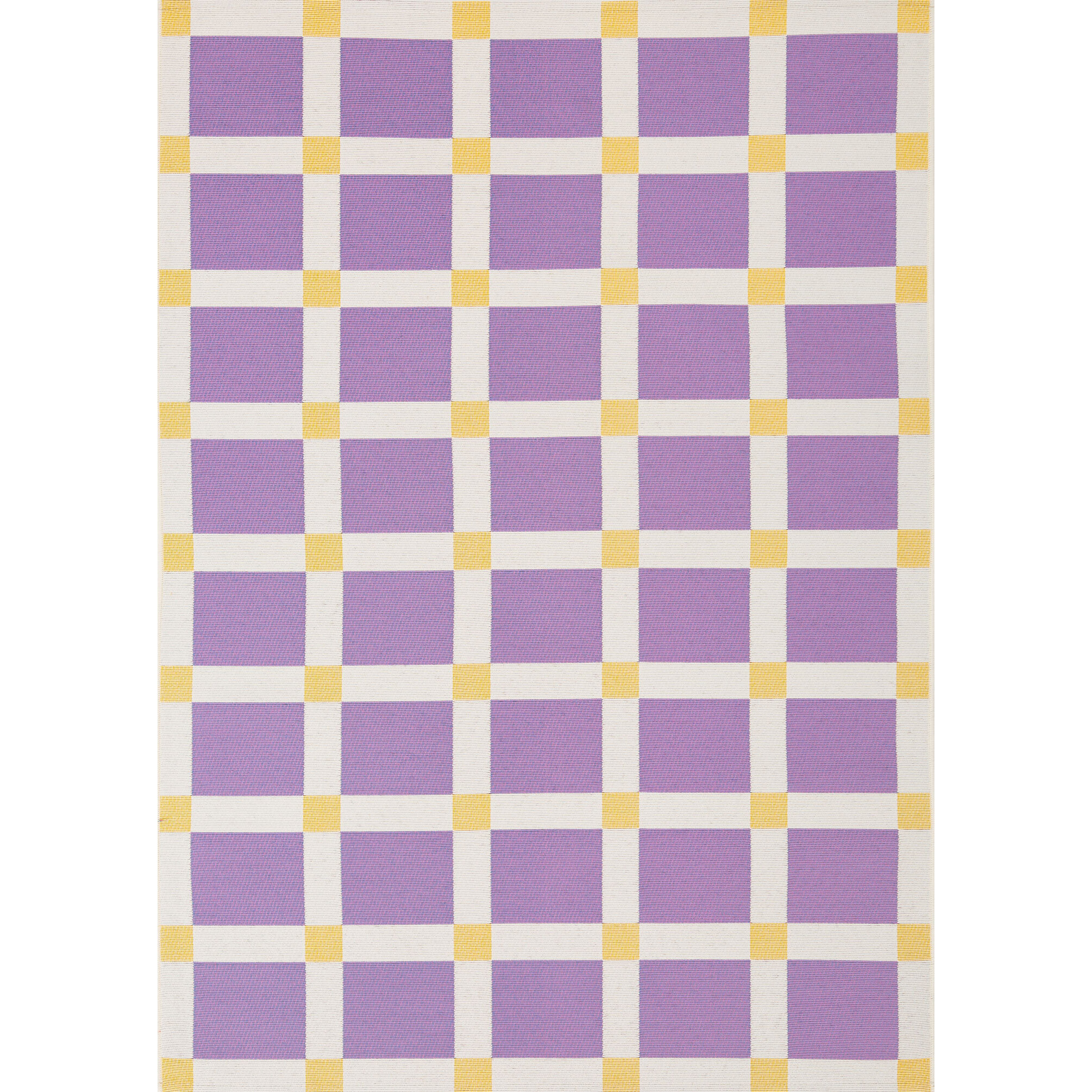 POSITANO - Tapis intérieur/extérieur à motif damier violet