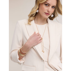 Motivi - Giacca blazer con gemelli gioiello - Bianco