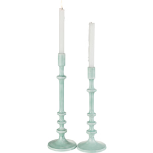 J-Line chandelier Classique - aluminium - bleu - large