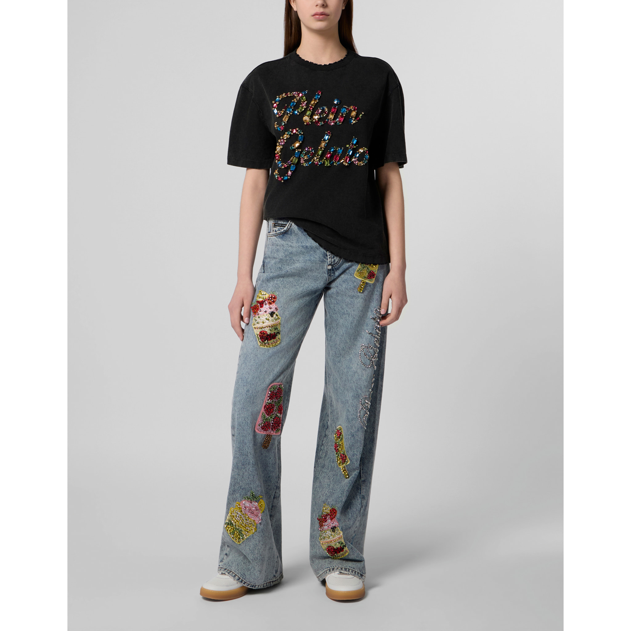 PHILIPP PLEIN Man Fit T-Shirt Plein Gelato Stones