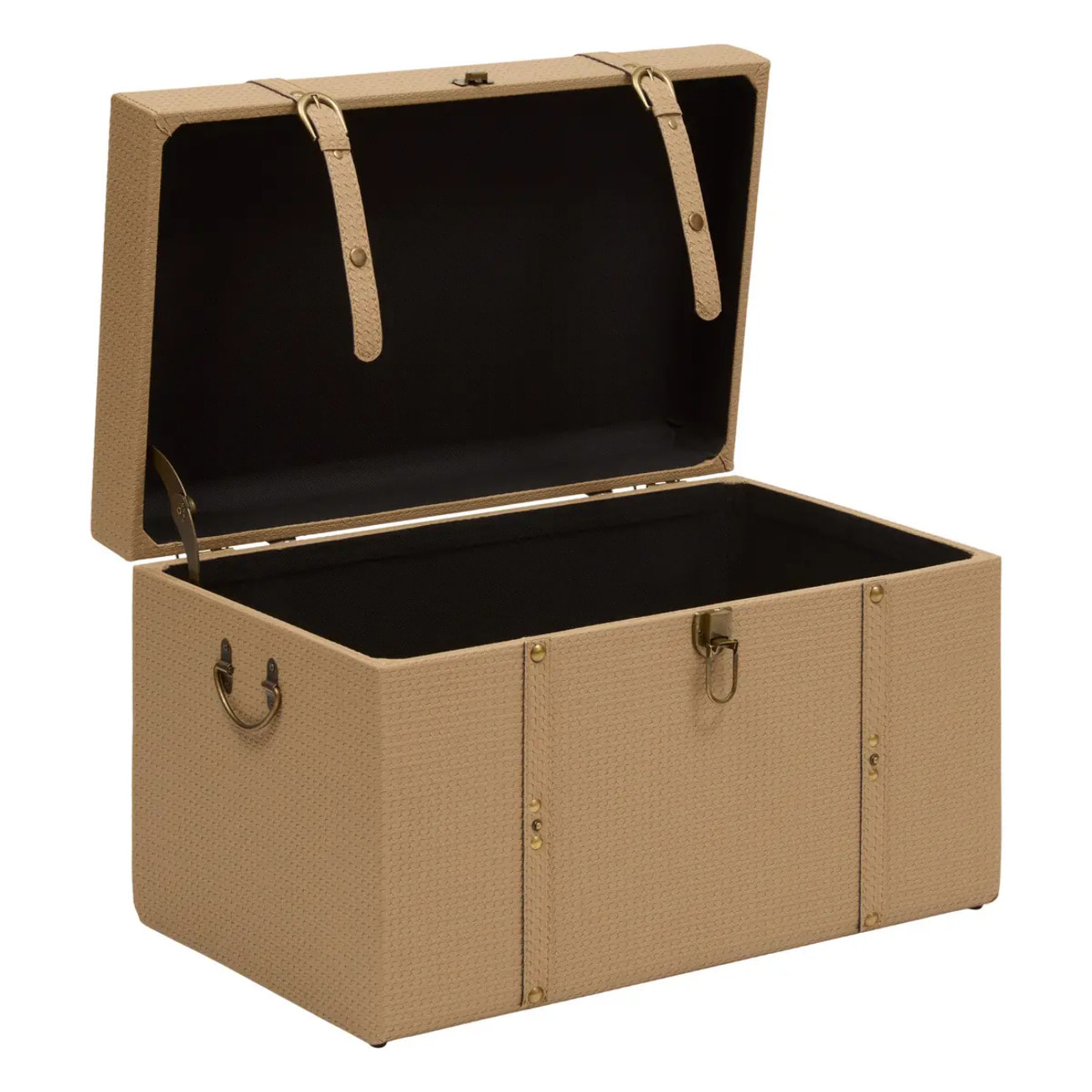 Lot de 3 malles rectangulaires Bonie beige