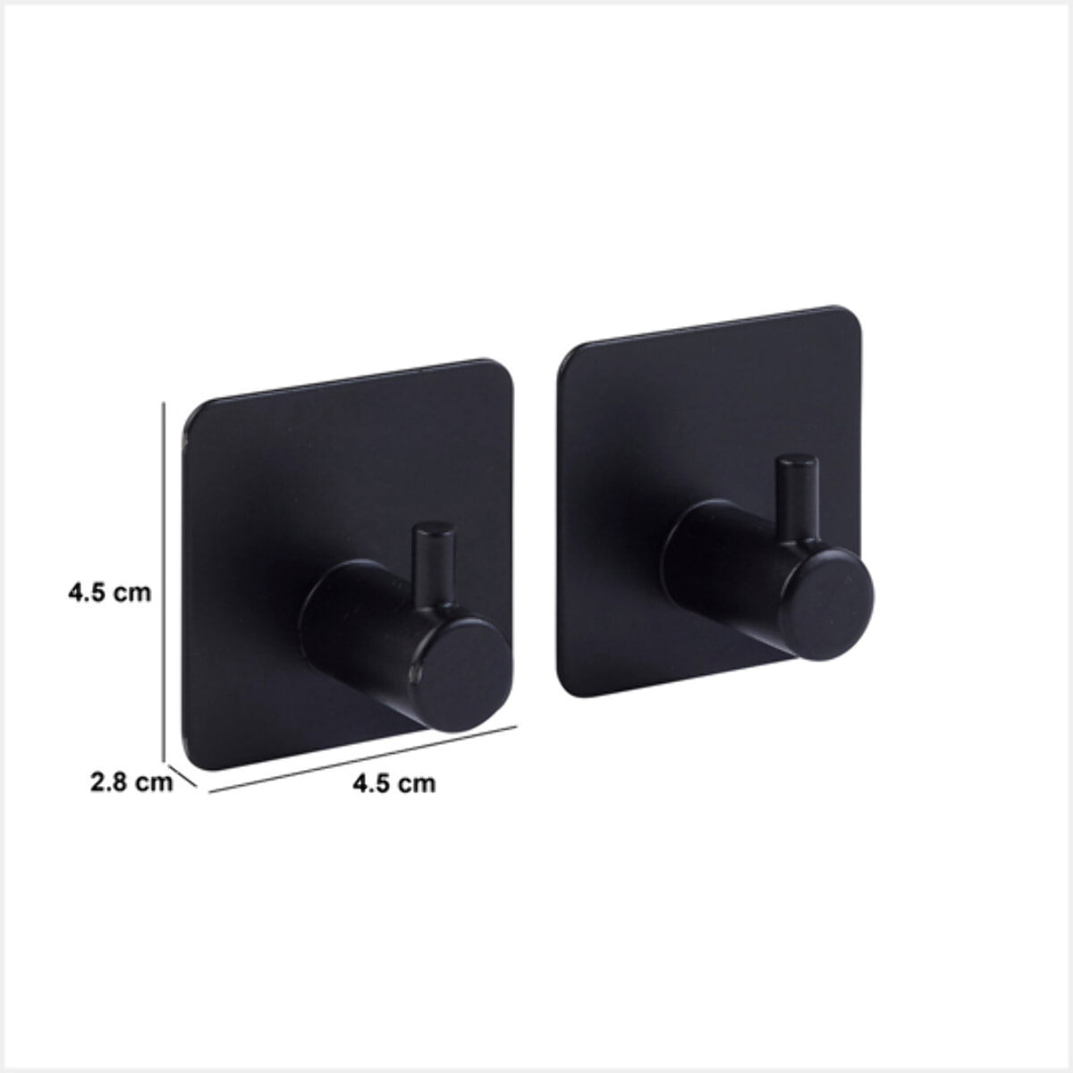 2 patères adhésives "Stiky"