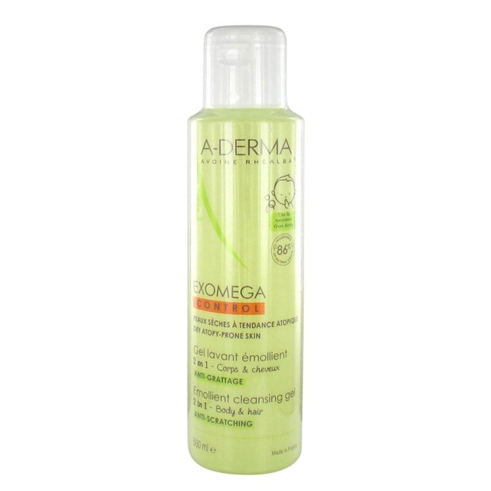 Exomega Control - Gel Lavant Emollient 2en1 Anti-Grattage